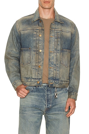 BLOUSON TRUCKER EN JEAN 4.75 OZ Brain Dead