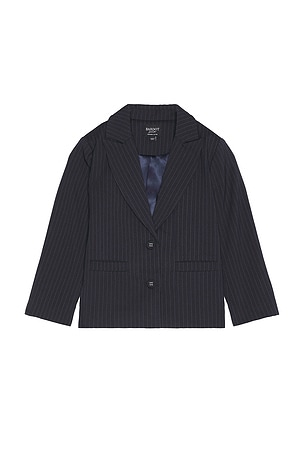 Charles Pinstripe Blazer Bardot Junior