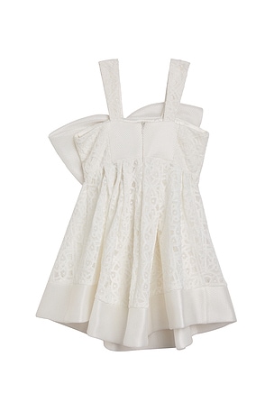 Bardot Junior Willow Bow Dress in White