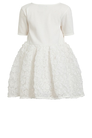 Bardot Junior Kids Andi Rosette Dress in White