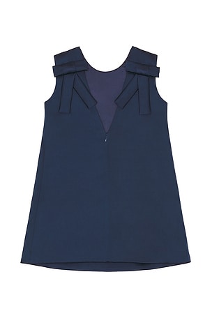 Bardot Junior Paz Bow Mini Dress in Navy