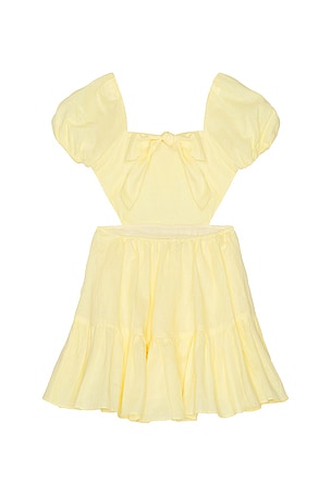 Bardot Junior Ellory Mini Dress in Yellow