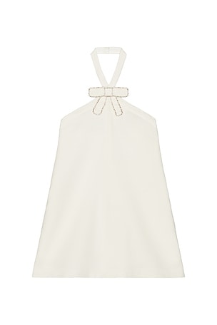 Bardot Junior Tiffany Diamante Mini Dress in White