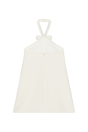 Bardot Junior Tiffany Diamante Mini Dress in White