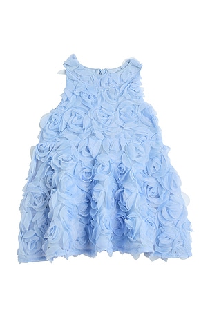 Bardot Junior Pia Rosette Dress in Baby Blue