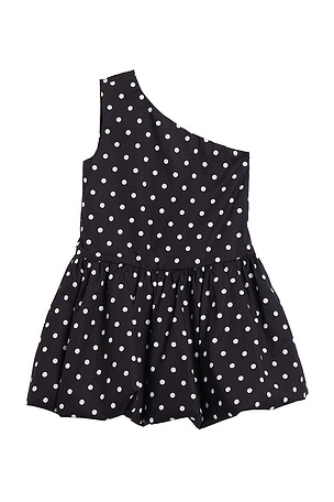 Bardot Junior Alice Polka Dot Bubble Dress in Black,White