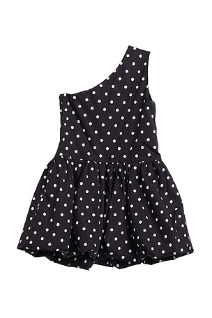 Bardot Junior Alice Polka Dot Bubble Dress in Black,White