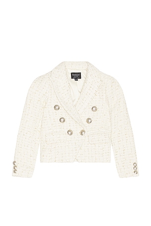 Kids Roma Boucle Blazer Bardot Junior