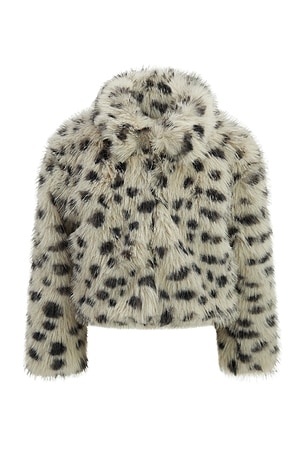 Kids Leo Faux Fur Coat Bardot Junior