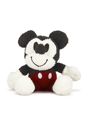 Barefoot Dreams Kids Cozychic Classic Disney Mickey Mouse Buddie in Black,White