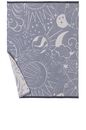 Barefoot Dreams Stellar Stroller Blanket 30 X 40 in Blue