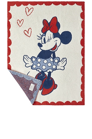 Cozychic Disney Minnie Love Stroller Blanket Barefoot Dreams
