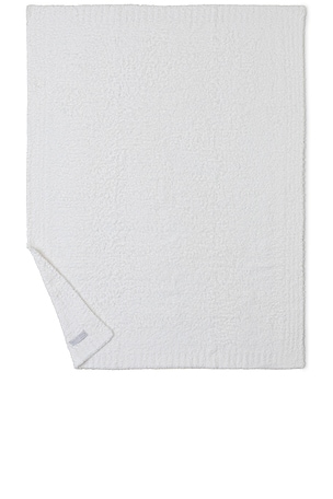 Barefoot Dreams Cozychic Stroller Blanket in White