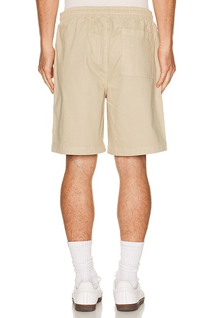 Barefoot Dreams Cotton Canvas Twill Utility Short in Beige