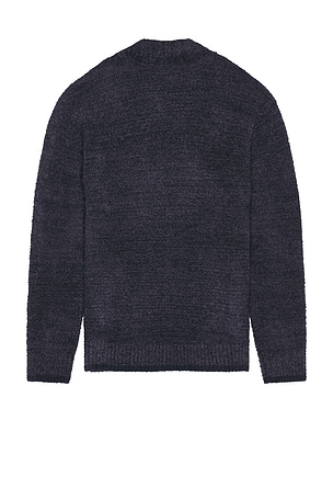 Barefoot Dreams Cozychic Mens Shawl Collar Cardigan in Blue