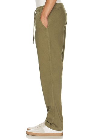 Barefoot Dreams Woven Twill Relaxed Pant in Army. Size XL/1X. Also