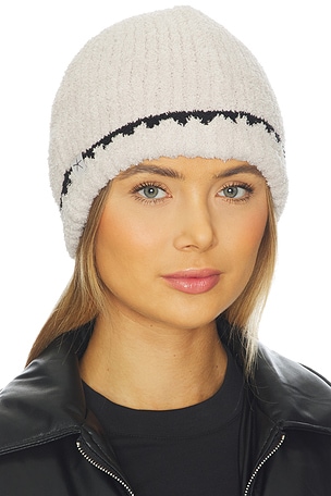 CozyChic Ribbed Blanket Stitch Beanie Barefoot Dreams