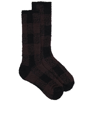 Cozychic Buffalo Plaid Socks Barefoot Dreams