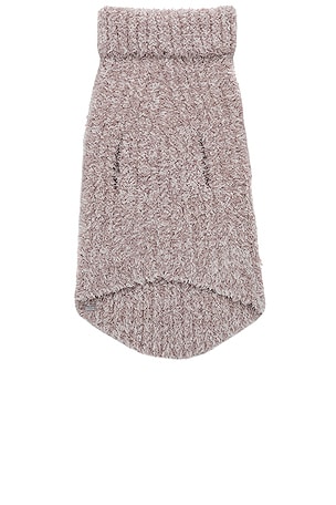 Barefoot Dreams CozyChic Ribbed Pet Sweater in Mauve