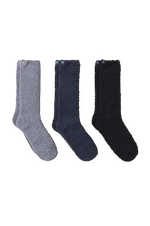 Cozychic 3 Pair Sock Set Barefoot Dreams