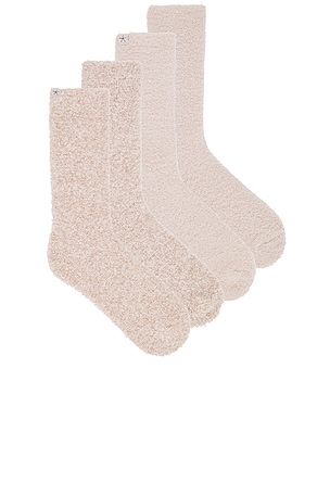 BAREFOOT DREAMS COZYCHIC 2 PAIR SOCK SET ソックスセット Barefoot Dreams