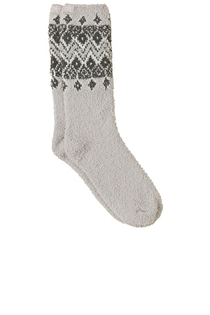 CozyChic Fair Isle Sock Barefoot Dreams