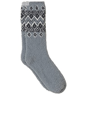 CozyChic Fair Isle Sock Barefoot Dreams