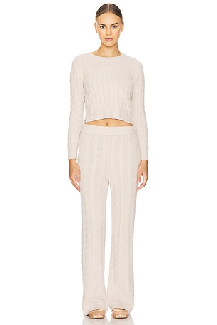 x REVOLVE CozyChic Lite Cable Pullover & Pant Set Barefoot Dreams