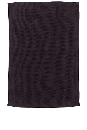 Barefoot Dreams CozyChic Waffle Throw in Chocolate,Black