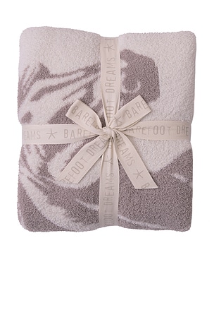 Barefoot Dreams CozyChic Stallion Throw in Cream