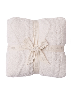 CozyChic Fisherman Cable Throw Barefoot Dreams