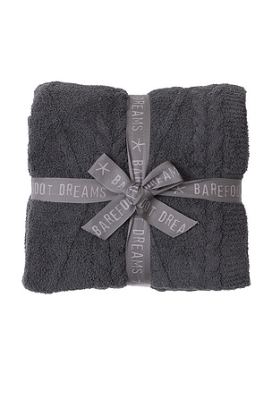 CozyChic Fisherman Cable Throw Barefoot Dreams