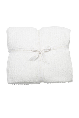King CozyChic Ribbed Bed Blanket Barefoot Dreams