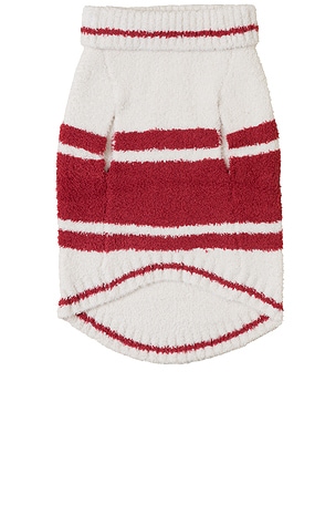 Barefoot Dreams CozyChic Apres Ski Pet Sweater in Red