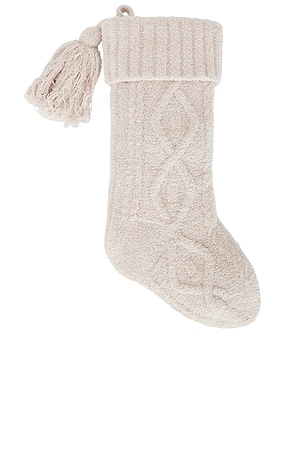 BAREFOOT DREAMS COZYCHIC HOLIDAY CABLE STOCKING ストッキング Barefoot Dreams