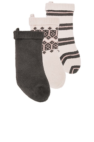 CHAUSSETTES BAREFOOT DREAMS COZYCHIC HOLIDAY STOCKING Barefoot Dreams