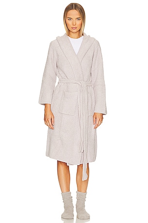 CozyChic Ribbed Hooded Robe Barefoot Dreams