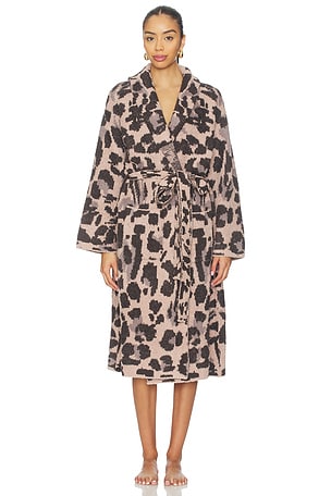 Cozychic Exploded Leopard Robe Barefoot Dreams