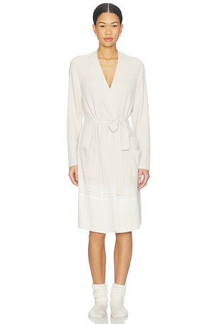Variegated Stripe Ribbed Robe Barefoot Dreams