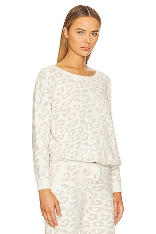 Barefoot Dreams CozyChic Ultra Lite Slouchy Pullover in Cream