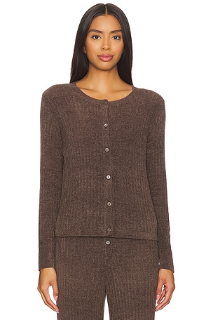 CozyChic Ultra Light Ribbed Button Cardigan Barefoot Dreams