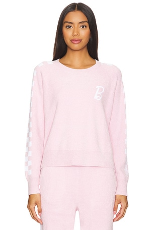 CozyChic Ultra Light Barbie Checkered Pullover Barefoot Dreams