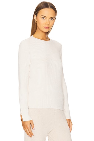 Barefoot Dreams CozyChic Ulra Light Ribbed Long Sleeve in Ivory