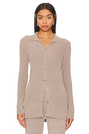 CozyChic Ultra Lite Ribbed Button Down Cardi Barefoot Dreams