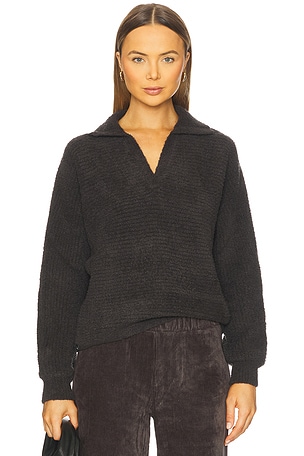 CozyChic Dolman Rib Collared Pullover Barefoot Dreams