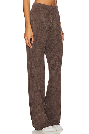 Barefoot Dreams PANTALON LOUNGE BAREFOOT DREAMS COZYCHIC ULTRA LIGHT RIBBED LOUNGE PANT en Marron