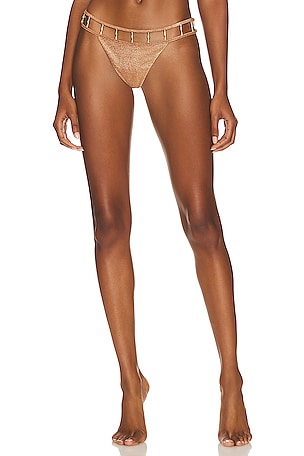 Moku String Bikini Bottom - Cocoa