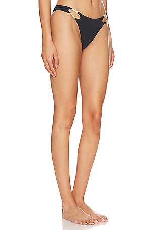 Beach Bunny Evie Skimpy Bottom in Black