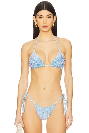 Capri Triangle Bikini Top Beach Bunny