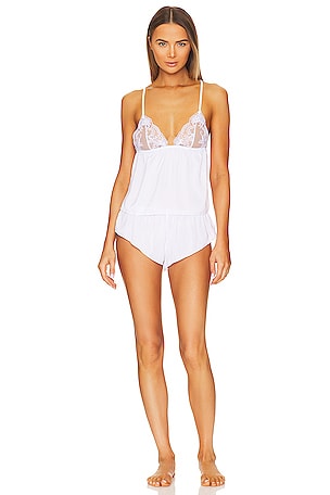 Marseille Satin Cami Set BLUEBELLA